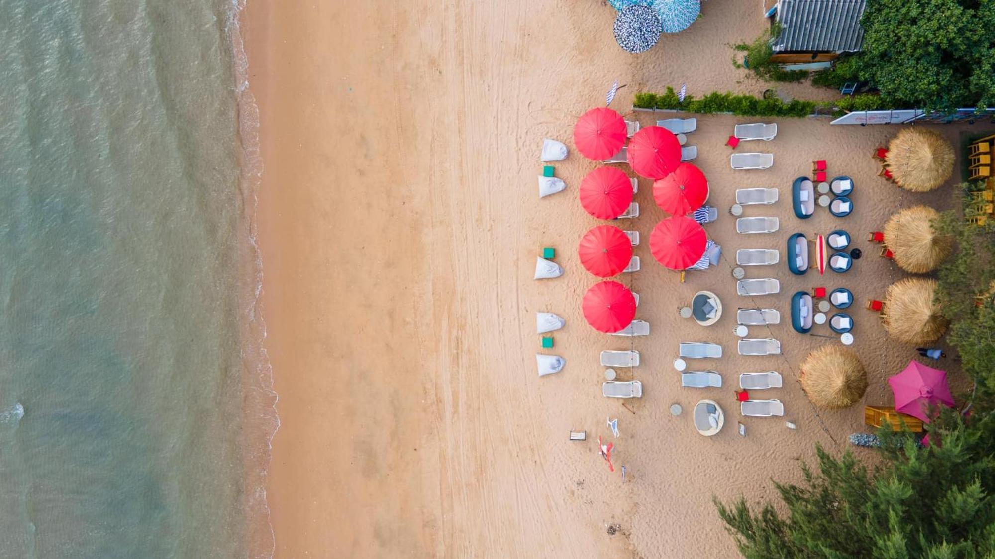 Bayphere Hotel Pattaya Jc Na Chom Thian Εξωτερικό φωτογραφία Aerial view of the beach